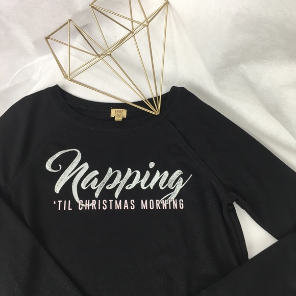 Napping "Til Christmas Morning" Long Sleeve Top - Picture 2 of 5